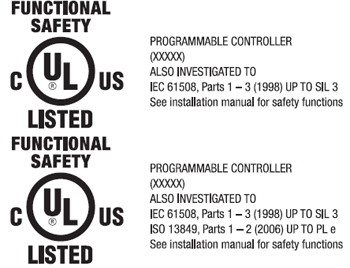 UL Functional Safety Listing Mark
